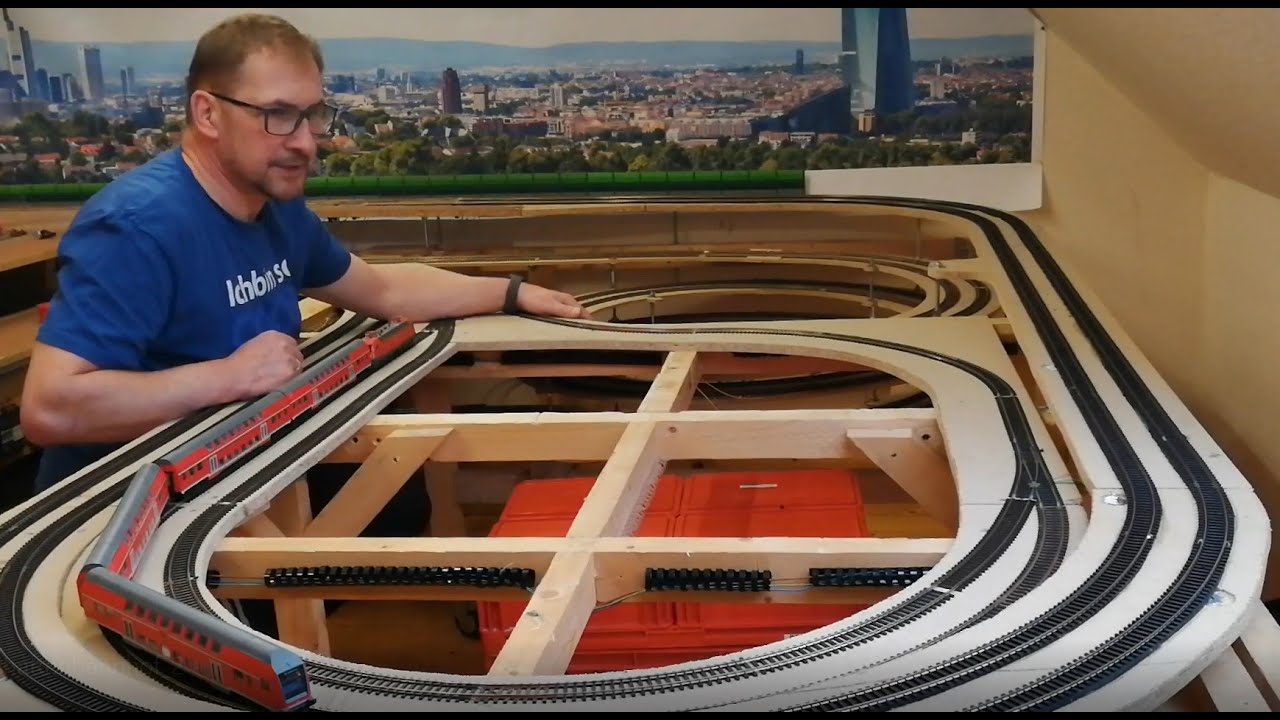 Auf der H0-Anlage entsteht der zweite Schattenbahnhof
