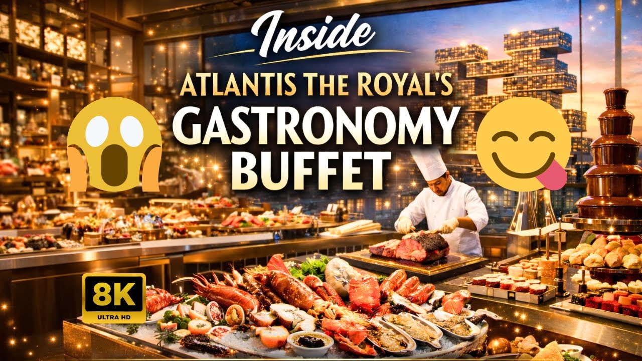 Inside Atlantis The Royal’s Gastronomy Buffet | Dubai’s Most Luxurious Dining Experience