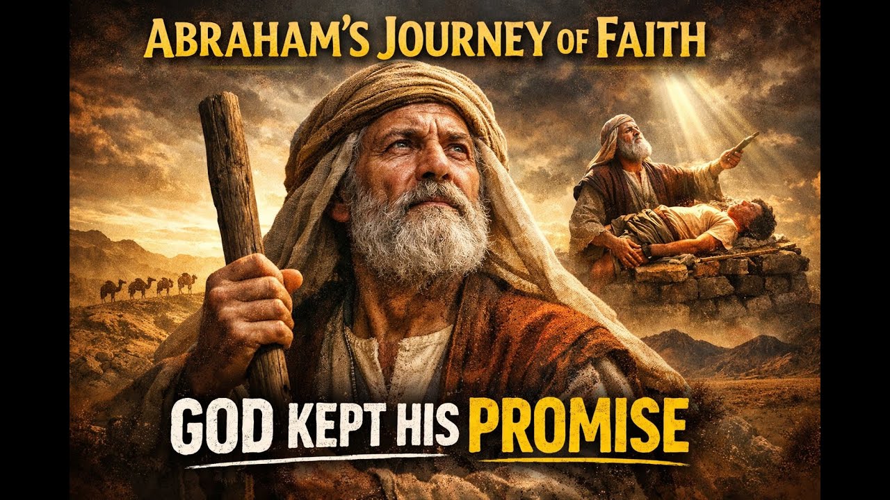 ABRAHAM’S JOURNEY OF FAITH | A Powerful Bible Story of Trust, Obedience & God’s Promises