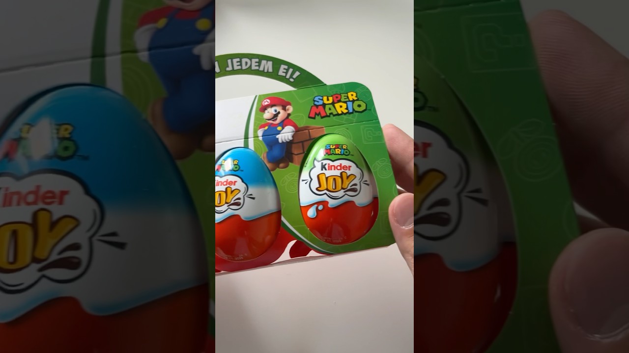 Super Mario Kinder Joy Eggs! 🍄✨ What&rsquo;s Inside?