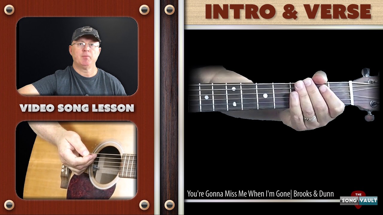 You're Gonna Miss Me When I'm Gone - Guitar 1: Intro & Verses