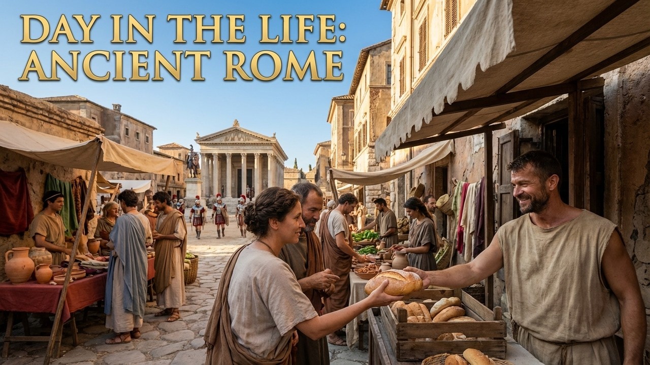 Life in the Roman Empire | Ancient Rome Recreated in 4K
