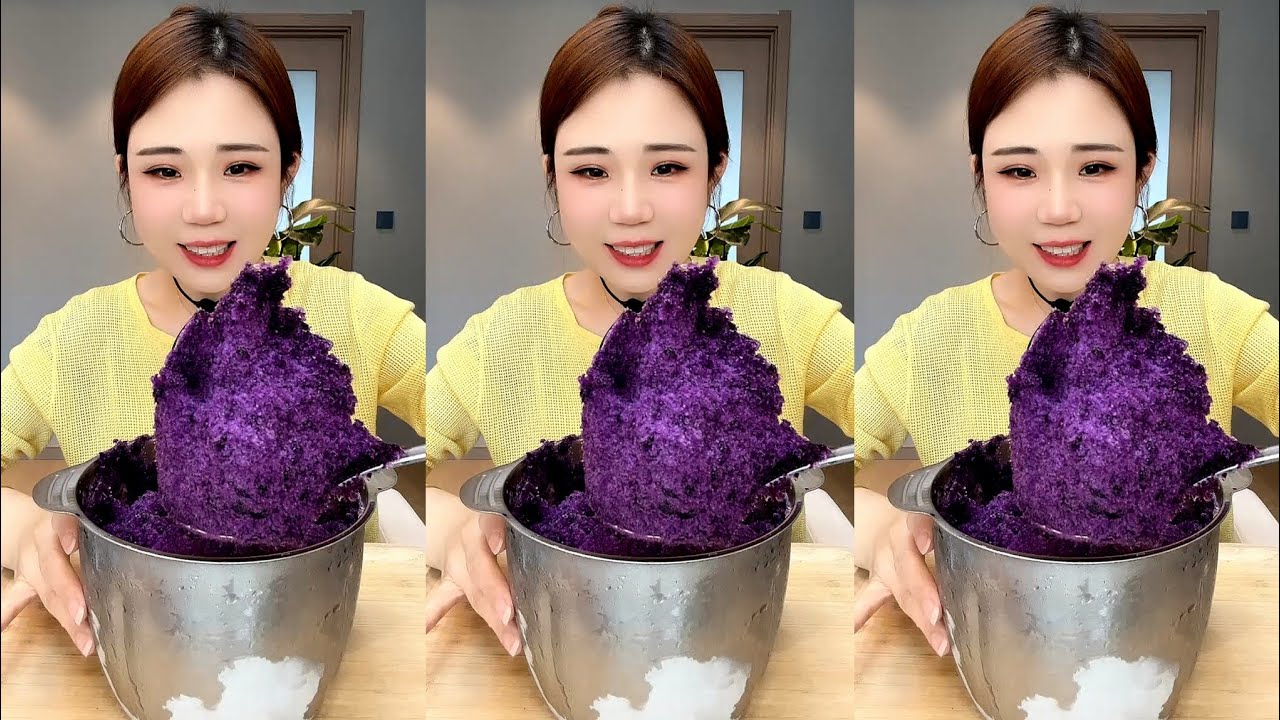 ASMR SHAVED ICE EATING YY 