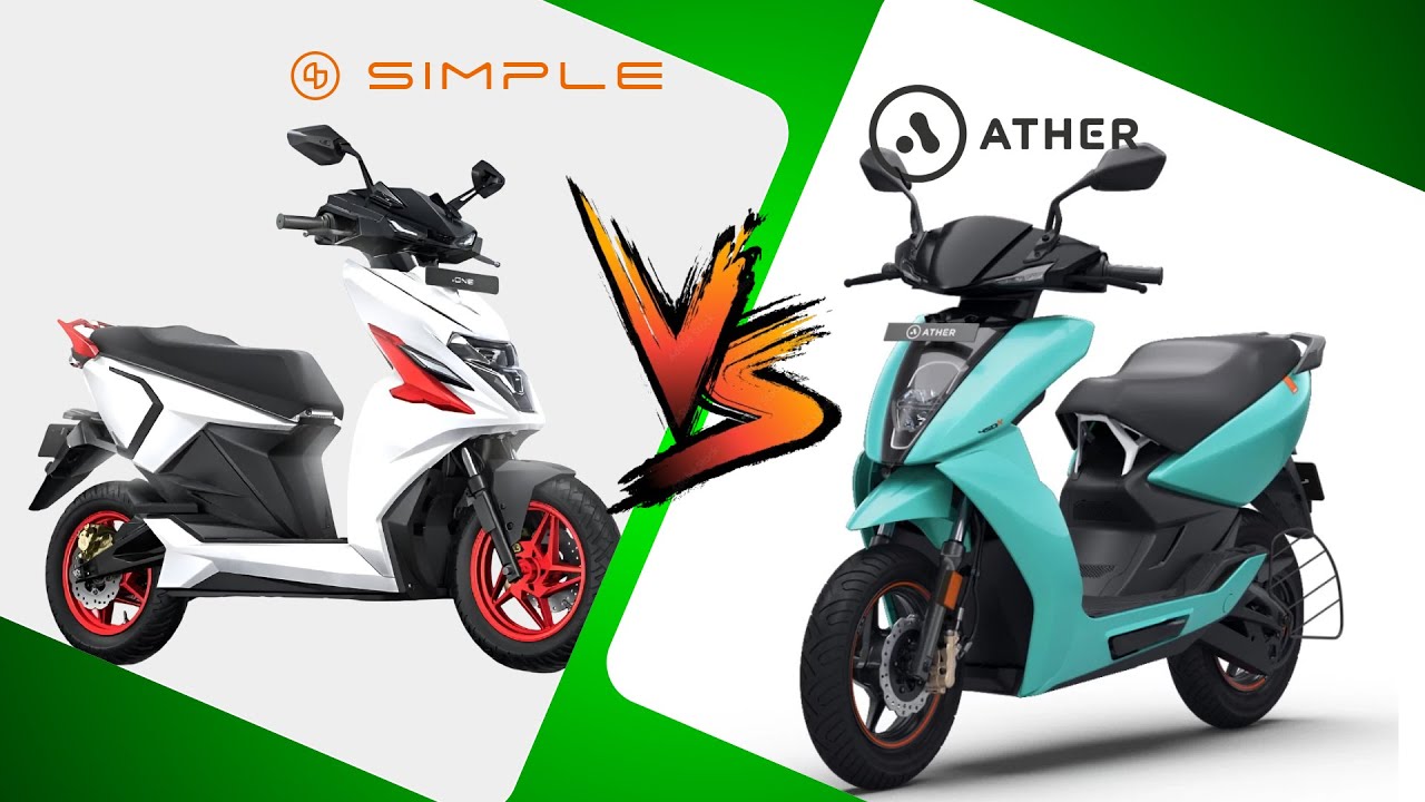 Simple Energy One Gen 2 против Ather 450X | МЕГА СРАВНЕНИЕ #автомобиль #электромобиль #электровоз