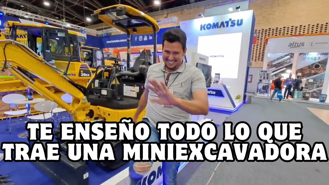 miniexcavadora KOMATSU PC 26 MR aqui les enseño todo sobre esta miniexcavadora