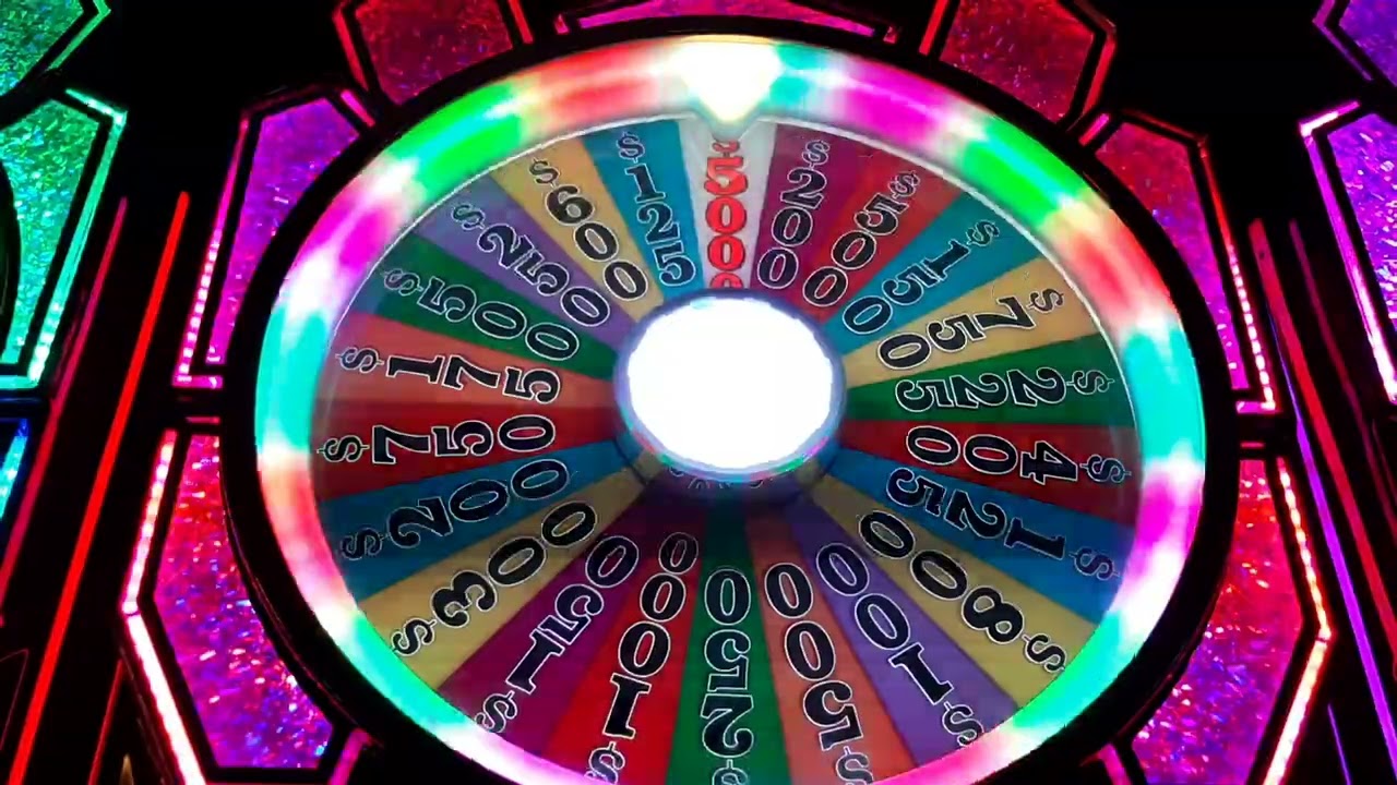 $5,000 spin hit on $5 Wheel of Fortune at the Beau Rivage.