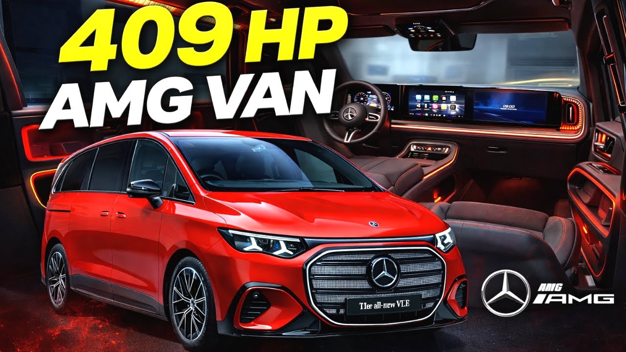 Представлен электромобиль Mercedes VLE 400 4MATIC AMG 2027 года &ndash; роскошный лимузин мощностью 409...