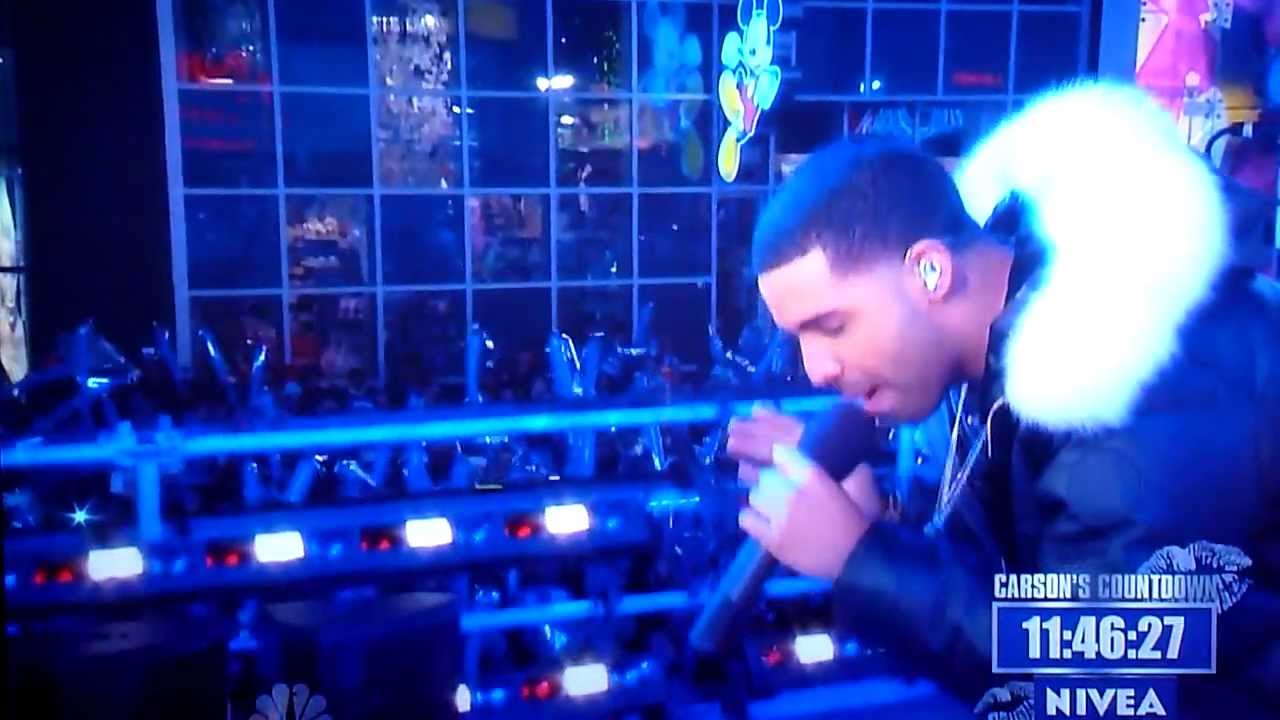 2012 New Year's Eve Rockefeller Center concert Drake performed hit 