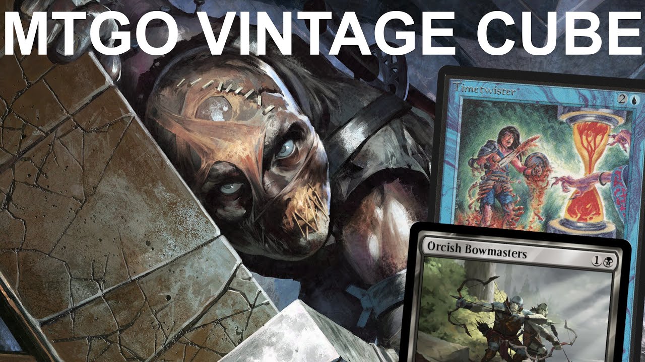 DO THE TWIST! MTGO Vintage Cube TimeTwister Bowmaster Reanimator Dimir Combo Control MTG.
