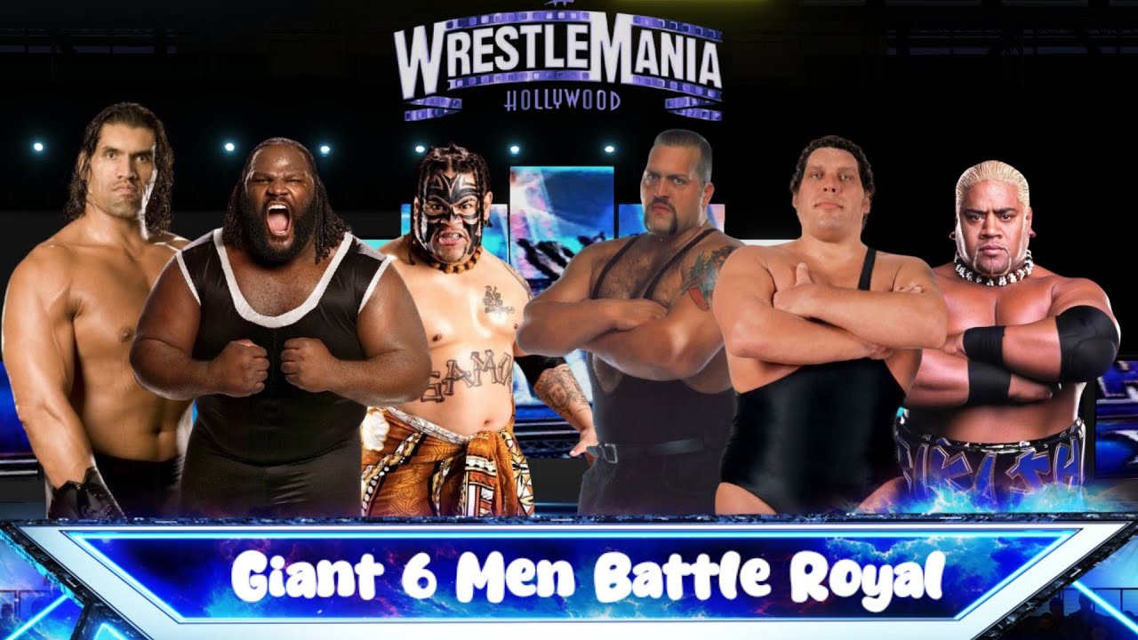 WWE HCTP - Giant 6 Men Battle Royal