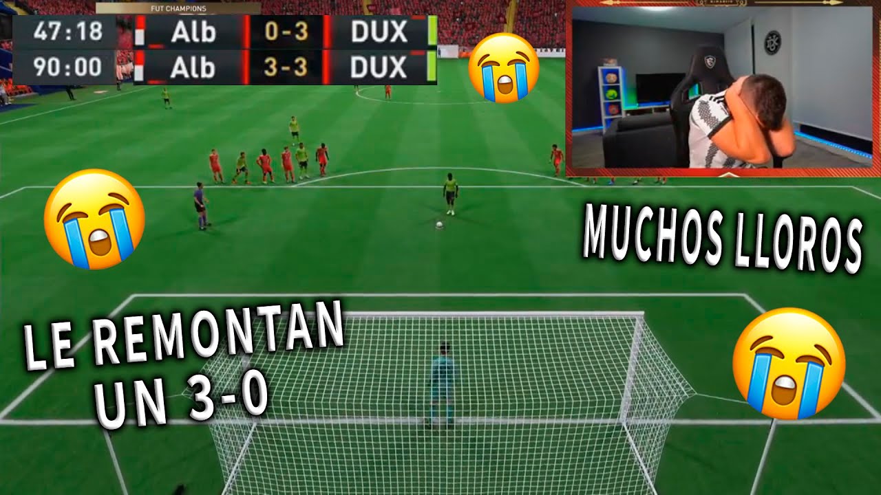 VA GANANDO 3-0 y LE REMONTAN el PARTIDO de FUT CHAMPIONS | DjMaRiiO Lloros y Enfados FIFA 23