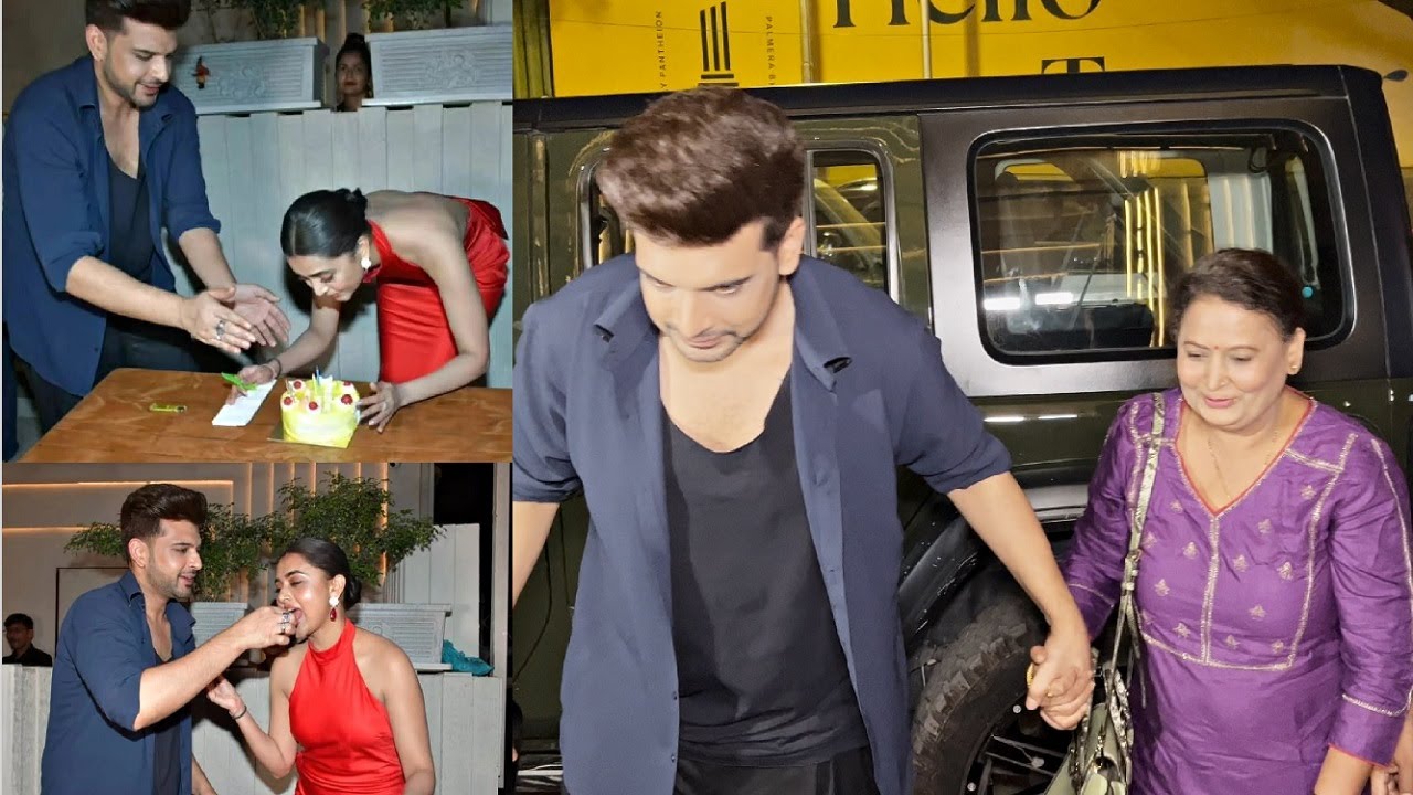 Tejasswi Prakash Birthday Celebration 2023 - Boyfriend Karan Kundra Show Respect To Tejaswi Parents