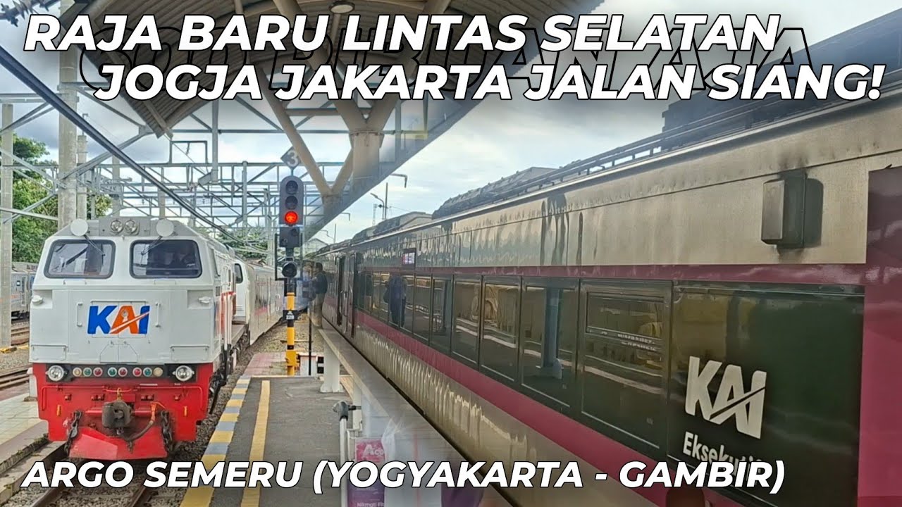 [TRIP] SINGLE SEAT BELAKANG! PERJALANAN SIANG CEPAT JOGJA JAKARTA BERSAMA KA ARGO SEMERU! 🤩