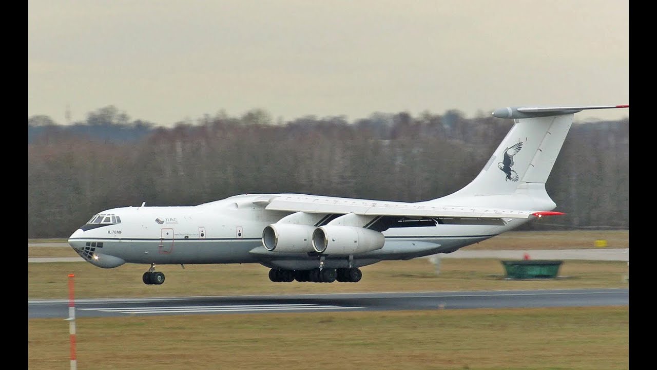 IL-76 MF JORDANIAN AIR FORCE arrival at Eindhoven
