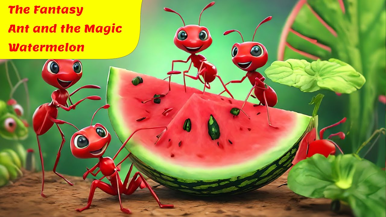 The Fantasy Ant and the Magic Watermelon | | Story for Kids |  @WentalkStory