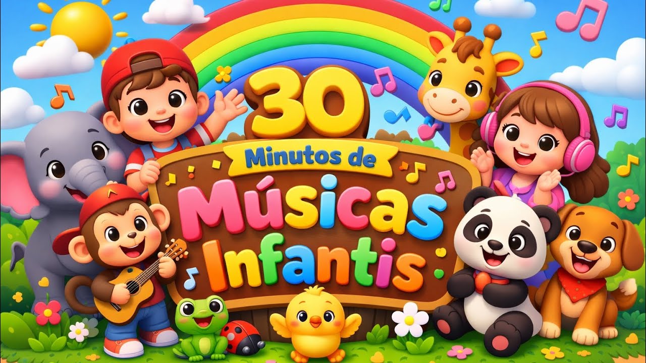 30 MINUTOS DE MÚSICAS INFANTIS 🎶 MÚSICAS PARA CRIANÇAS 🎶 FAZENDINHA DIVERTIDA 