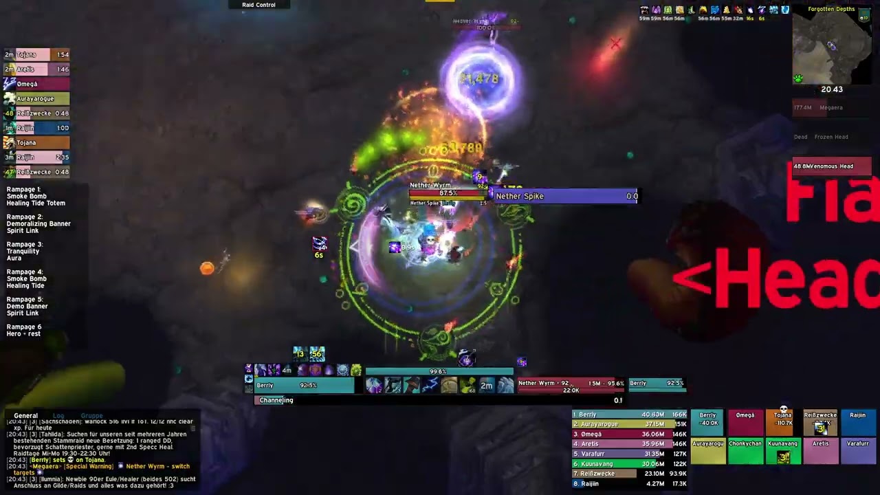 Throne of thunder 10 man heroic Megaera Arcane mage
