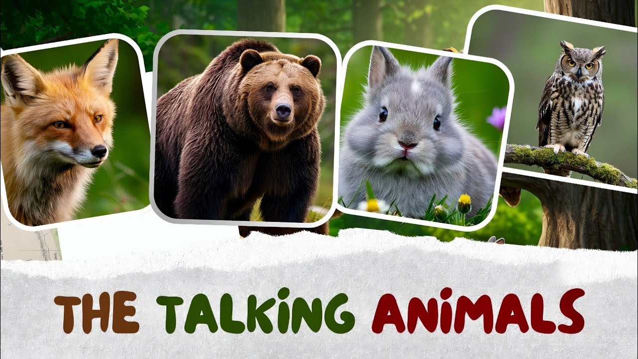 The Talking Animals 🦊🐻🐇 | Moral Story for Kids 🦉