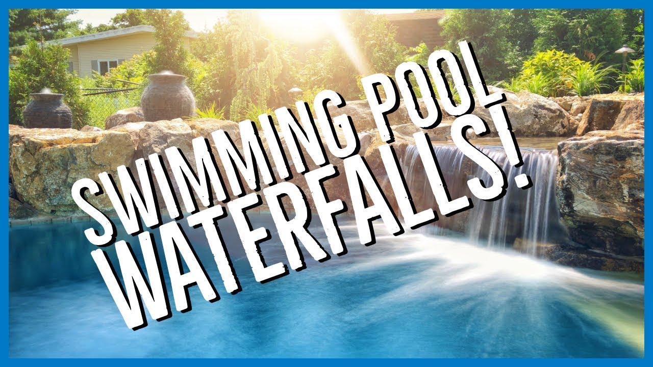 SWIMMING POOL WATERFALL! 25 Tons of Boulders on the Pool!