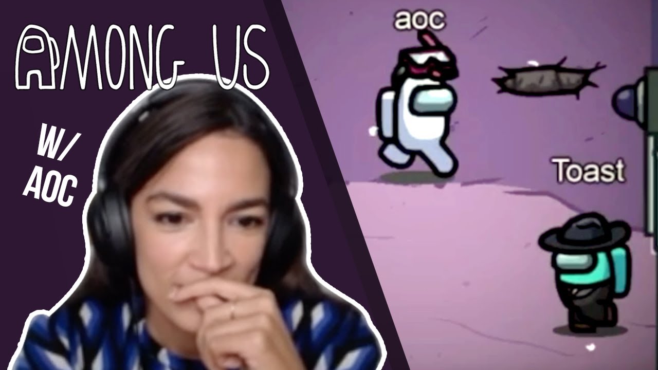 AOC gets marinated by Disguised Toast in Among Us