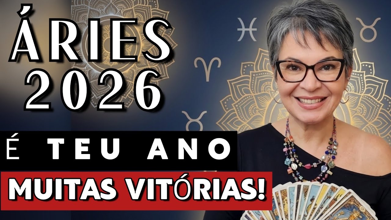 🍾ÁRIES ♈️É O TEU ANO!! MUITAS VITÓRIAS!! #tarot #aries #2026 