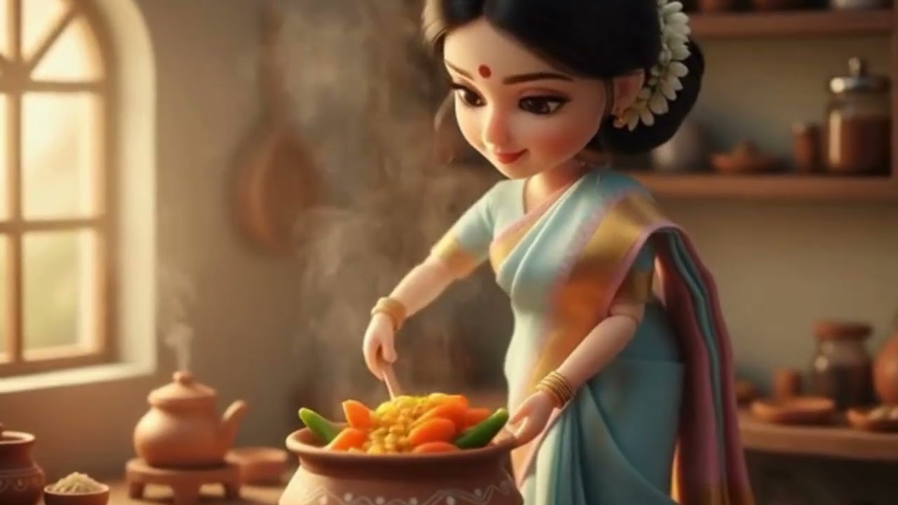 Miniature doll Idli making @SITHASPARADISE 