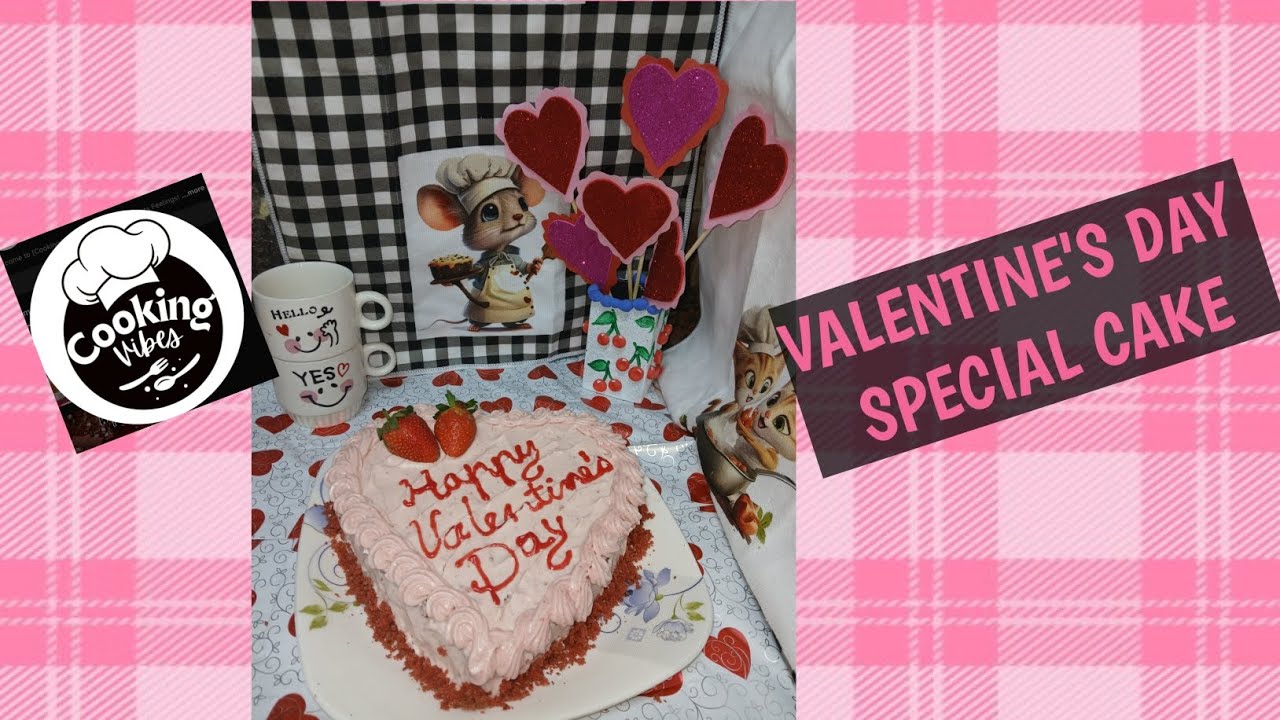 Make your Valentine special with this special cake recipe #valentinesdaycake #redvelvetcake
