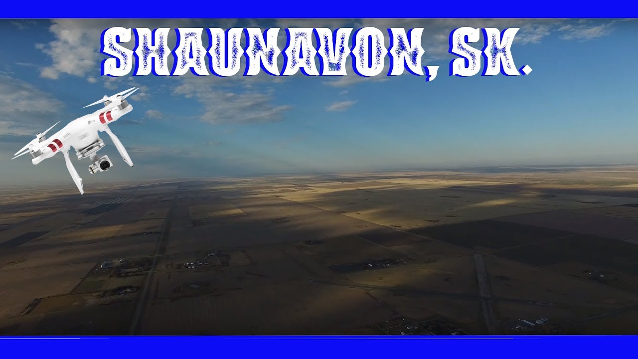 Shaunavon Saskatchewan Drone Footage In 4K