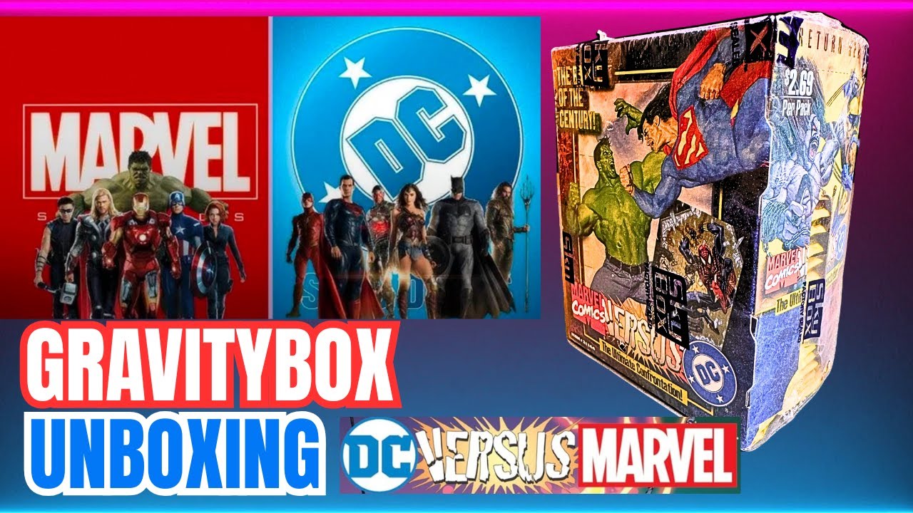 Marvel vs DC Unboxing Gravity Box #uboxing #marvelcards #marvel 📱
