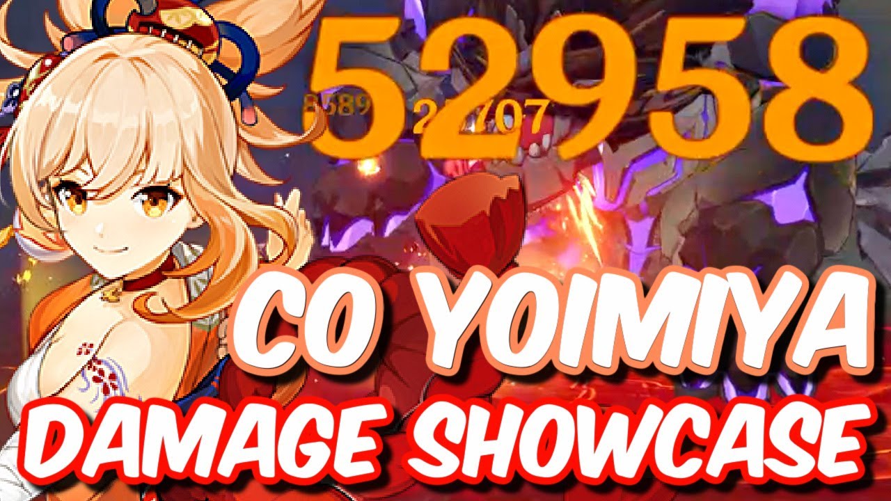 C0 YOIMIYA DAMAGE SHOWCASE [Yoimiya Build Guide & Gameplay Tips] | Genshin Impact 2.0
