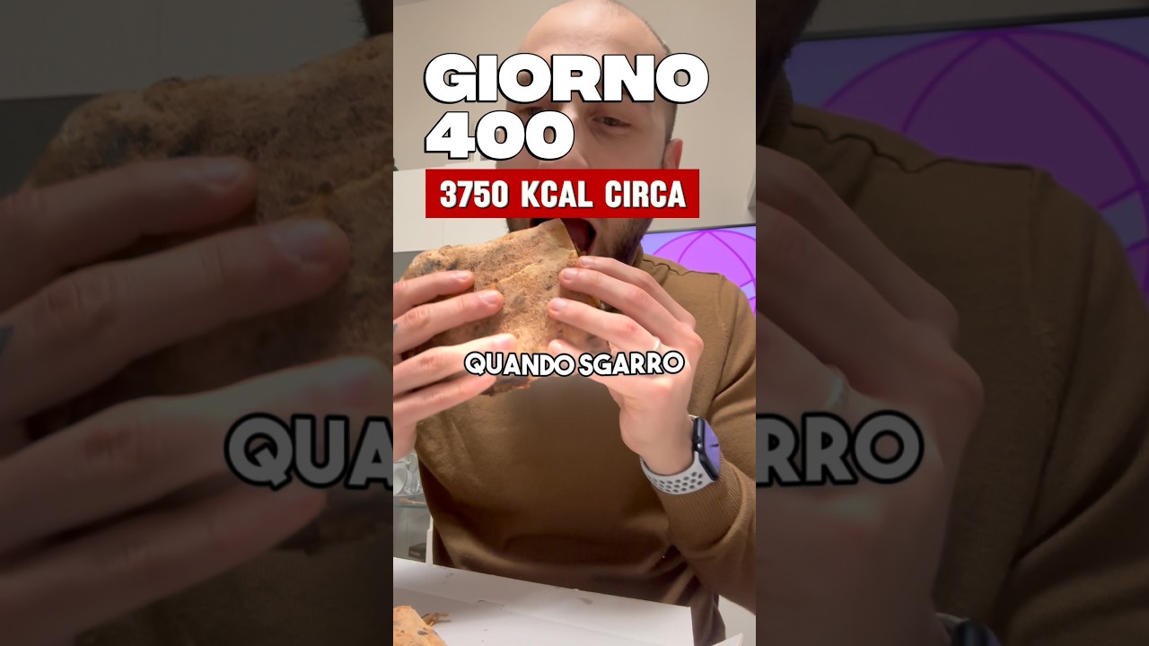 GIORNO 400 &bull; Cosa mangio versione mega-sgarro 🍕 CODICE PROZIS:ZIOGIO 10%+🎁  #gym #mindset #dieta