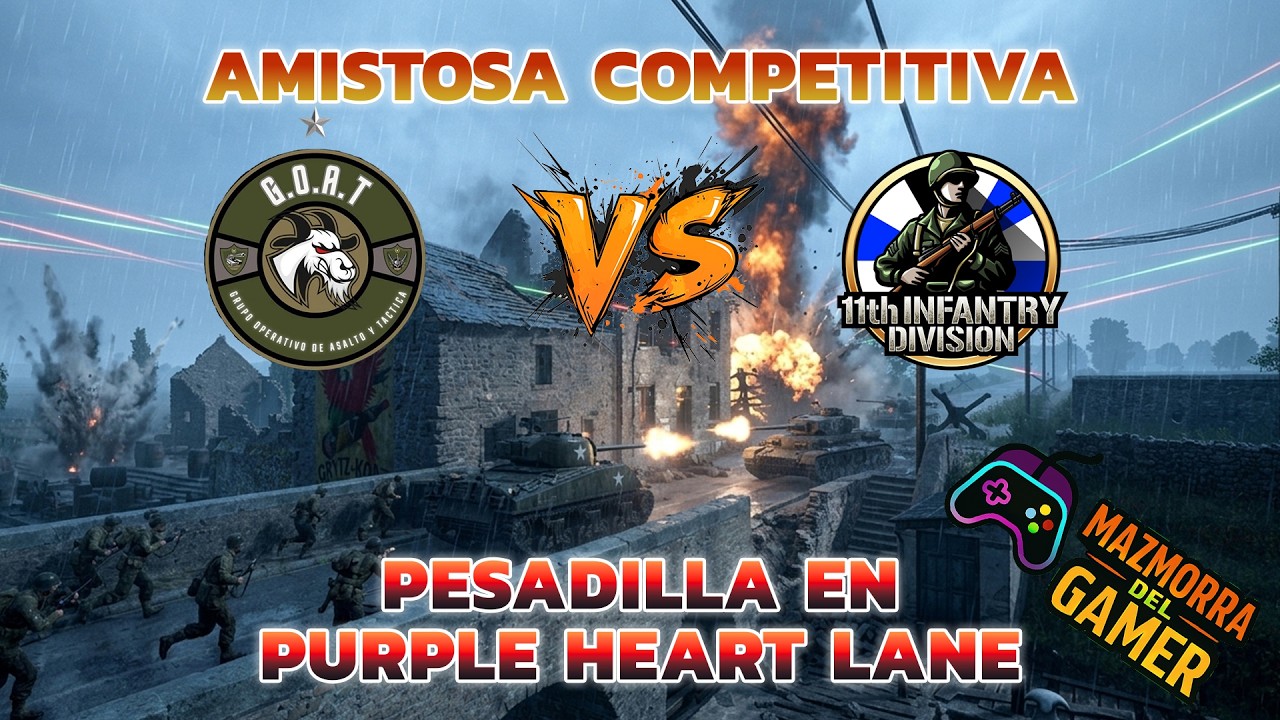 ¡Pesadilla en el Pantano! | GOAT VS 11th ID | Amistoso en Purple Heart Lane