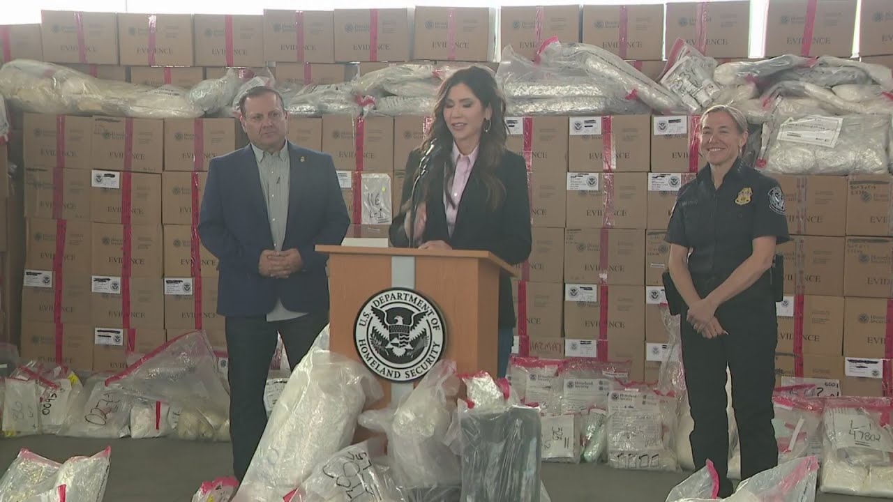 Kristi Noem news conference in San Diego County