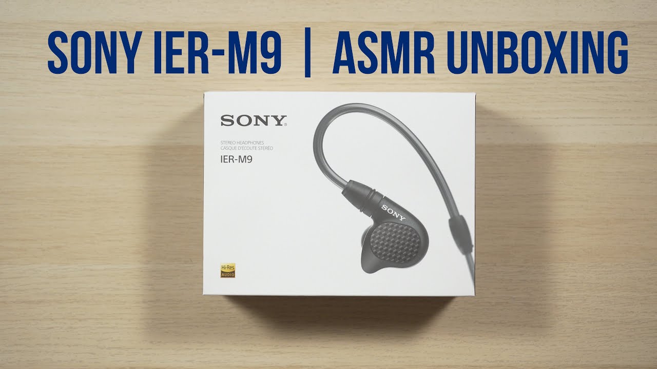 Sony IER-M9 Premium In-ears | ASMR Unboxing