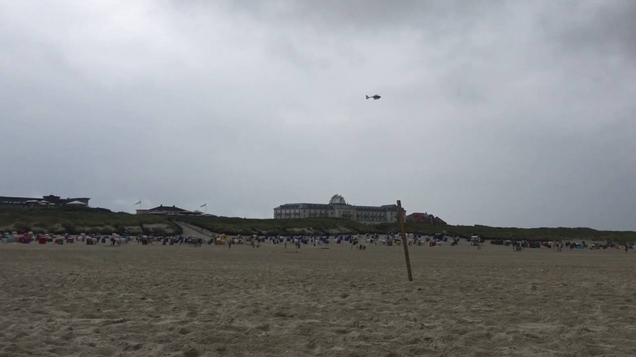Strandlandung Christoph 26 auf der Insel Juist