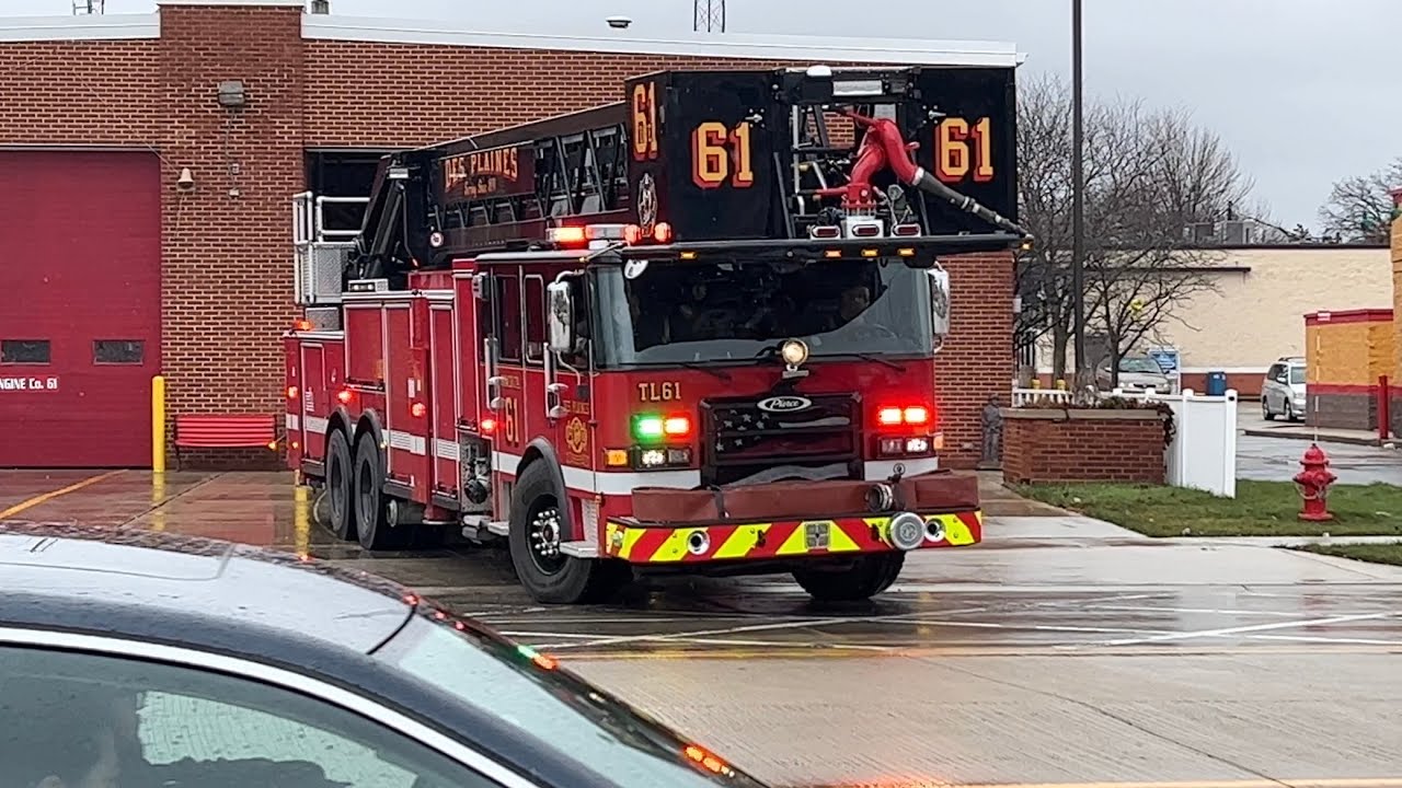 *BRAND NEW* Des Plaines IL Fire Dept Tower 61 Responding Urgently