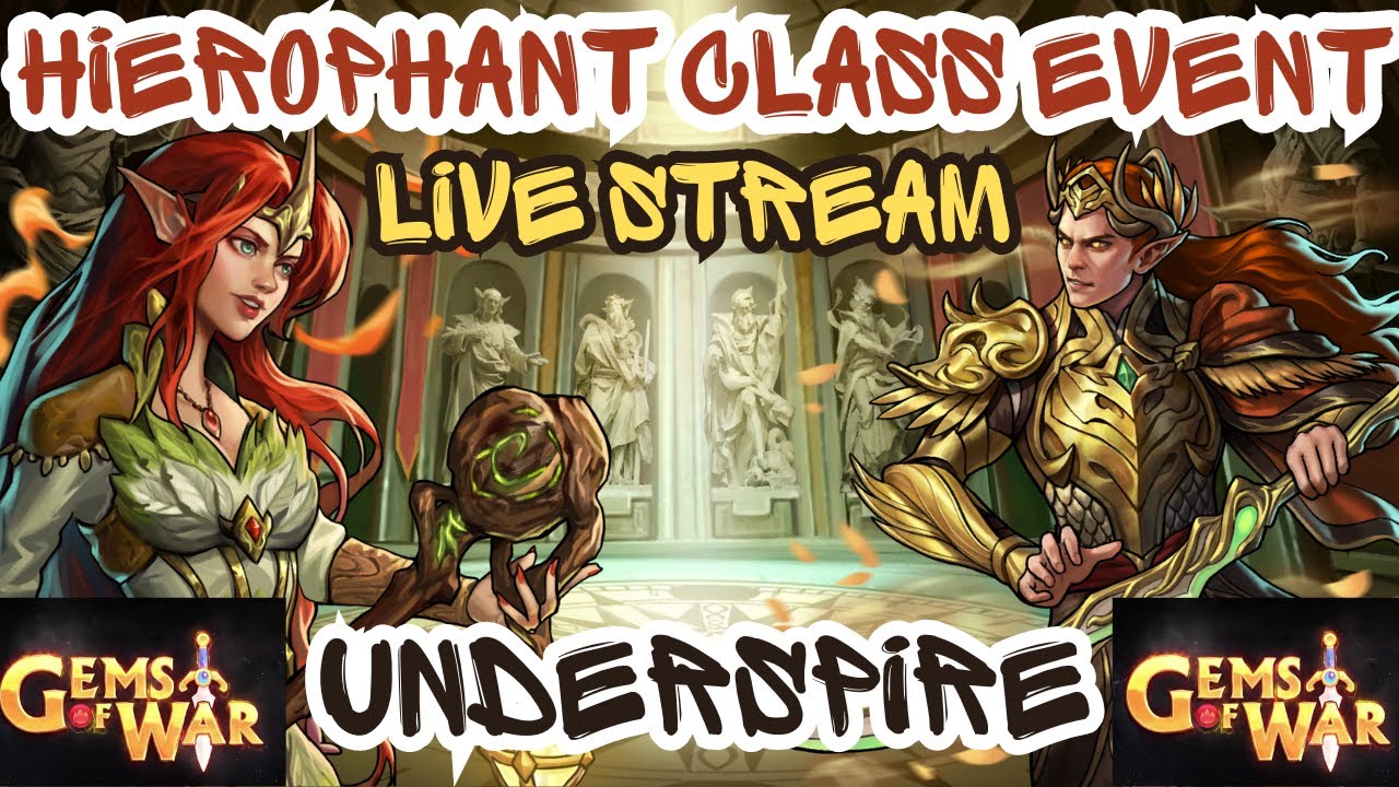 Making of Hierophant Class Event Teams Bright Forest Underspire | Gems of War Live DEC 28th 2023