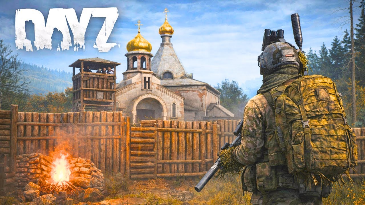 We BUILT a CHURCH base on a HIGH POP server! DayZ PS5 Official