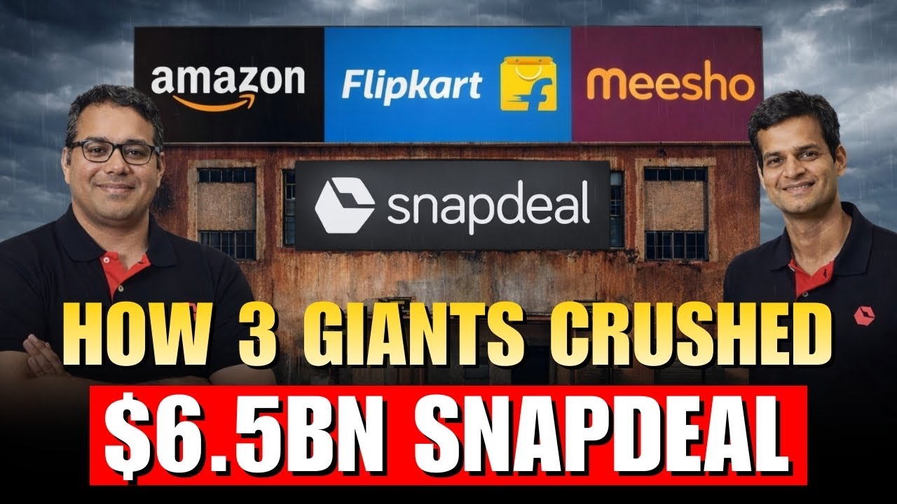 How Snapdeal Lost a $6.5Bn Battle to Amazon & Flipkart #snapdeal #flipkart #amazon #meesho #explore