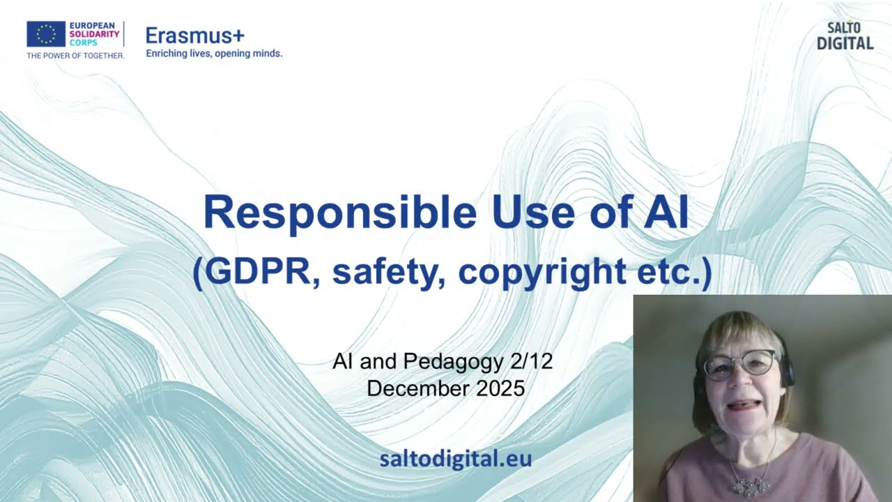 Responsible Use of AI (GDPR, safety, copyright etc.)