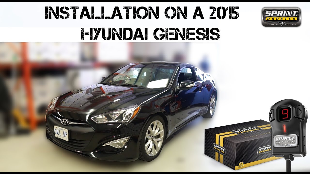 Sprint Booster installation on a 2015 Hyundai  Genesis