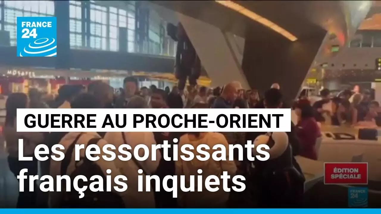 Guerre au Proche-Orient : l'inqui&eacute;tude des ressortissants fran&ccedil;ais &bull; FRANCE 24