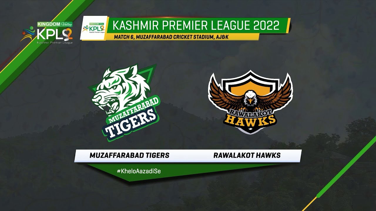 Match 06 | Highlights | MUZAFFARABAD TIGERS VS RAWALAKOT HAWKS | KPL Season 2