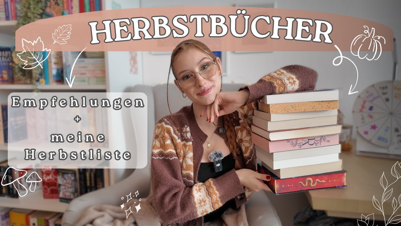 Herbstbücher 🍁 Empfehlungen + meine Herbstliste 🍂📚| Spoilerfrei 🤎🍄