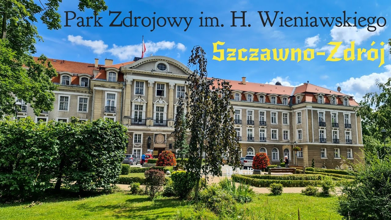 Przepiękny park zdrojowy - Szczawno-Zdrój / Jest gdzie spacerować