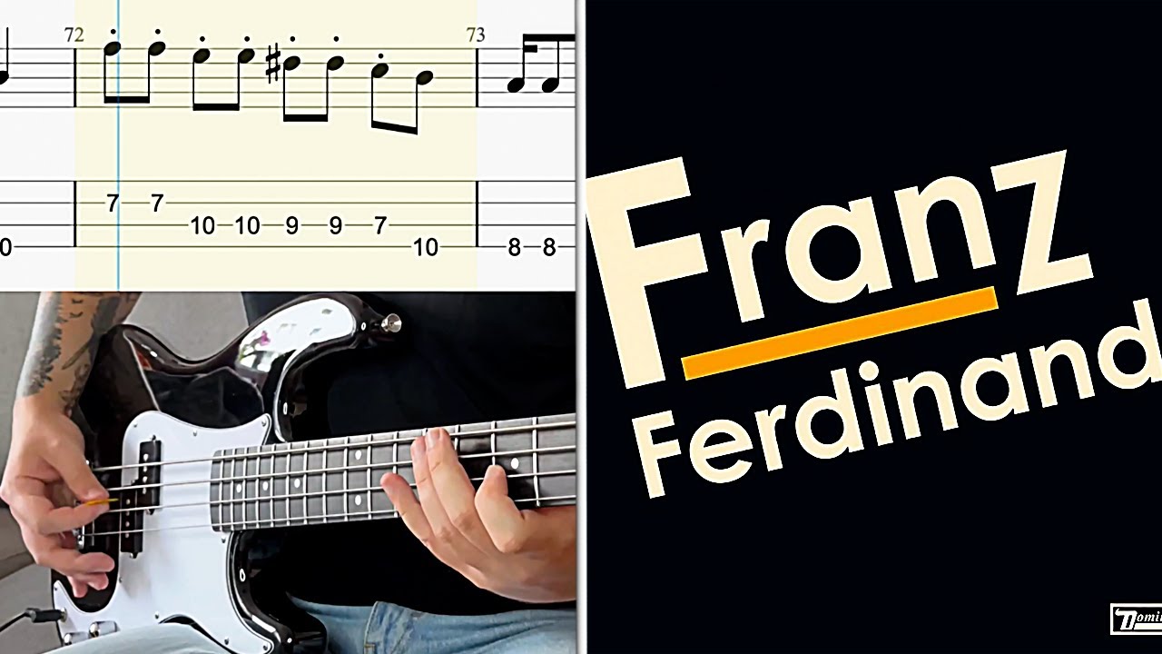Franz Ferdinand – Take Me Out BASS COVER with TABS (Best rhythm transition in a history! 🔥)