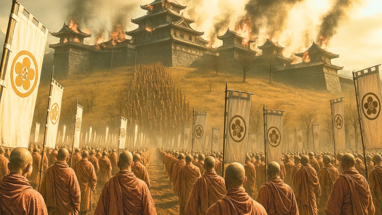 Epic Samurai  Siege - 2000 Samurai vs 5000 Monks | Mount & Blade 2 Bannerlord