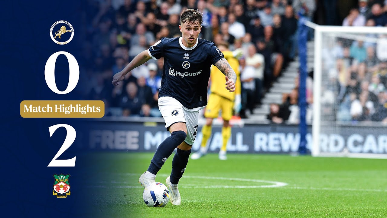 Millwall 0-2 Wrexham | Highlights