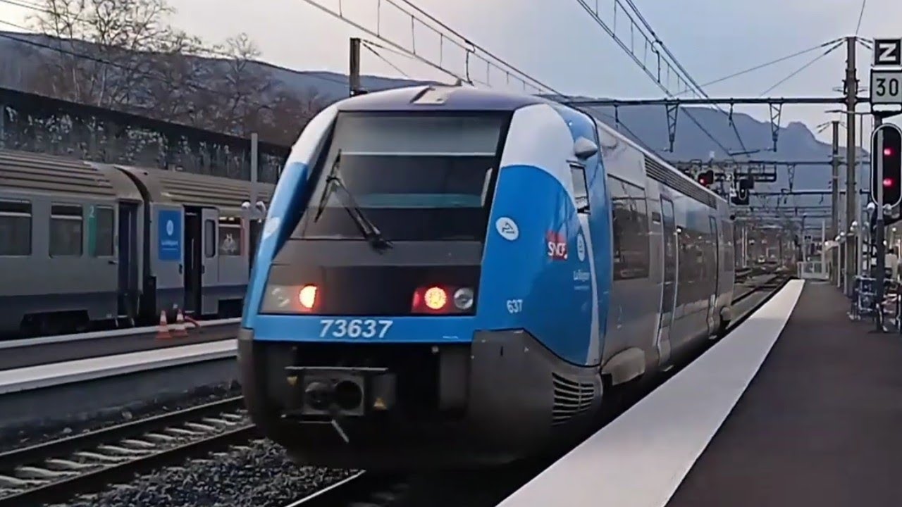 spot #15 | Compilation de trains FRET, TER et TGV  à Chambéry challes les eaux