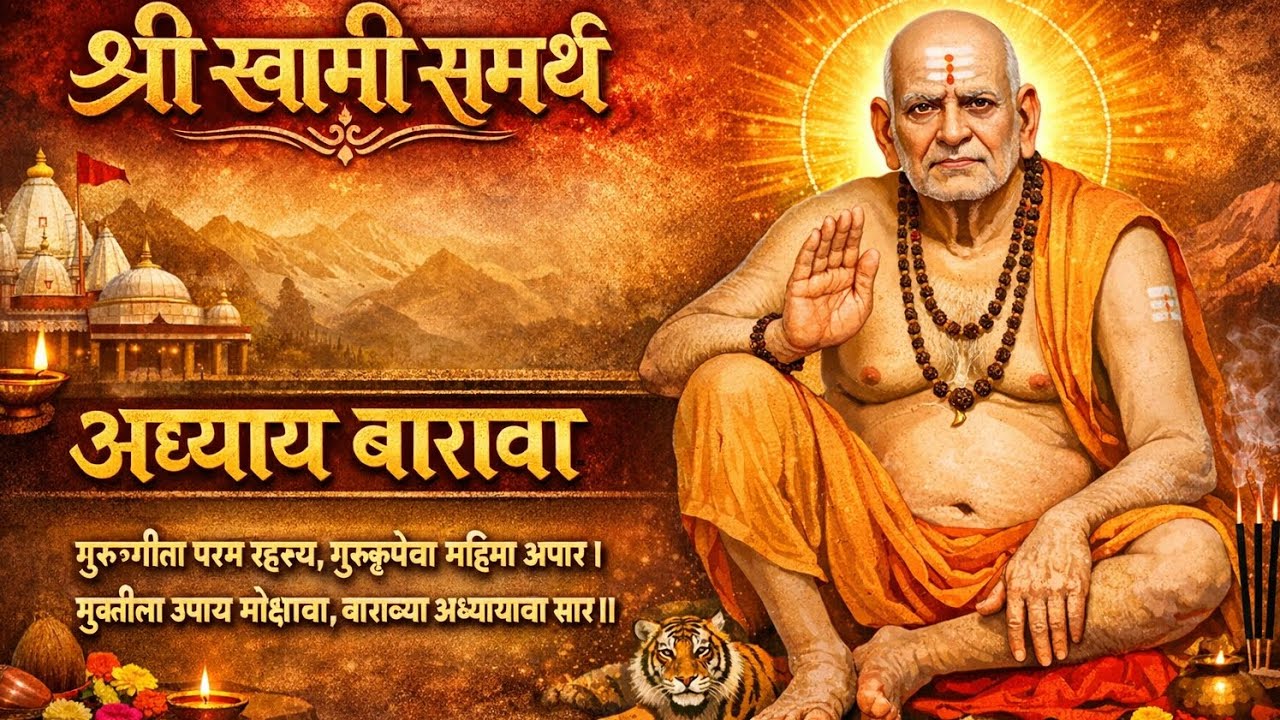 श्री स्वामी समर्थ अध्याय बारावा l मराठी अर्थ l तारक मंत्र l